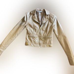 Cute faux leather jacket
